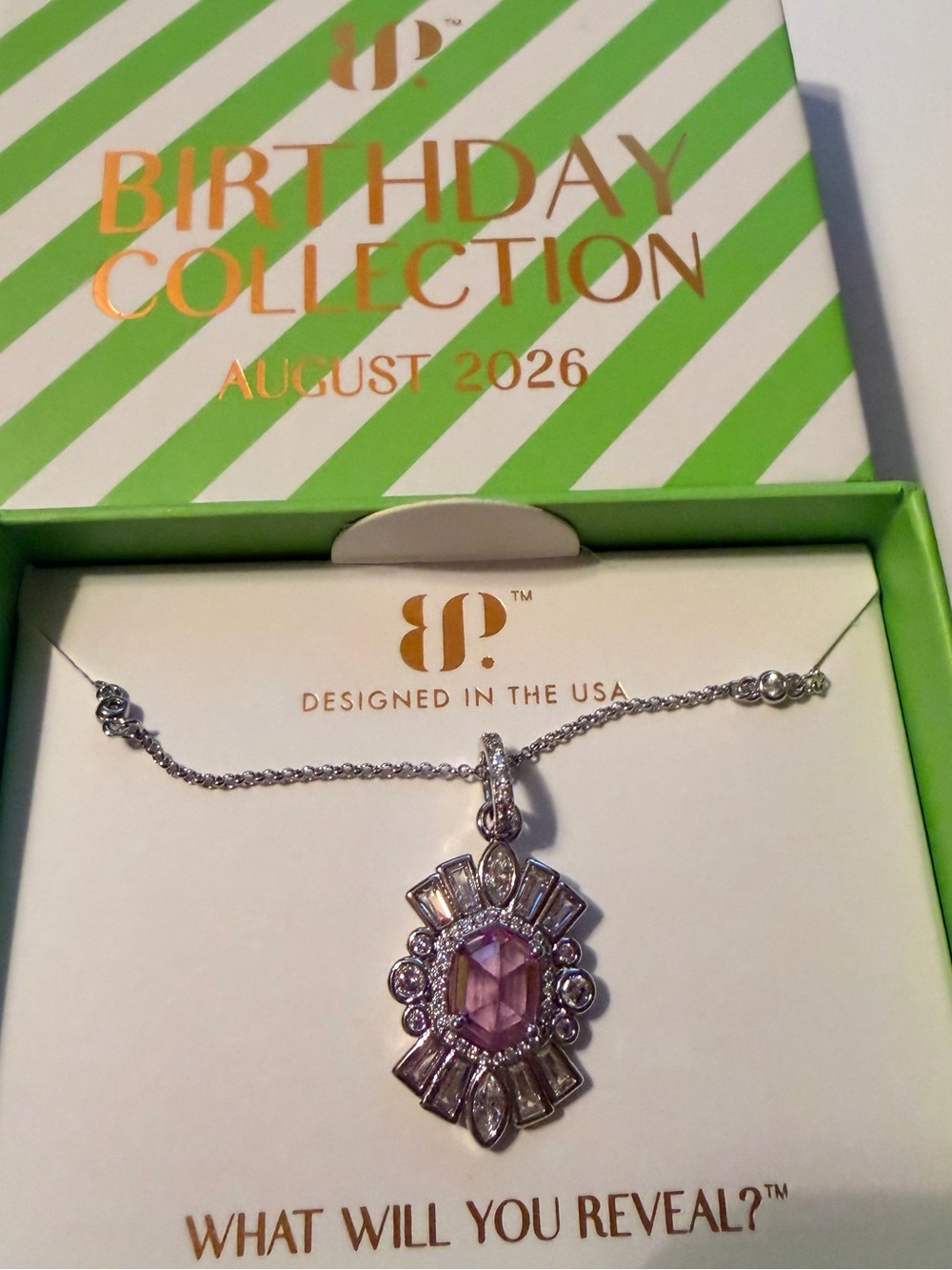 BP- August Birthday Necklace
